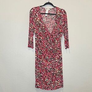 Laundry by Design Multicolor Long Sleeve Dress